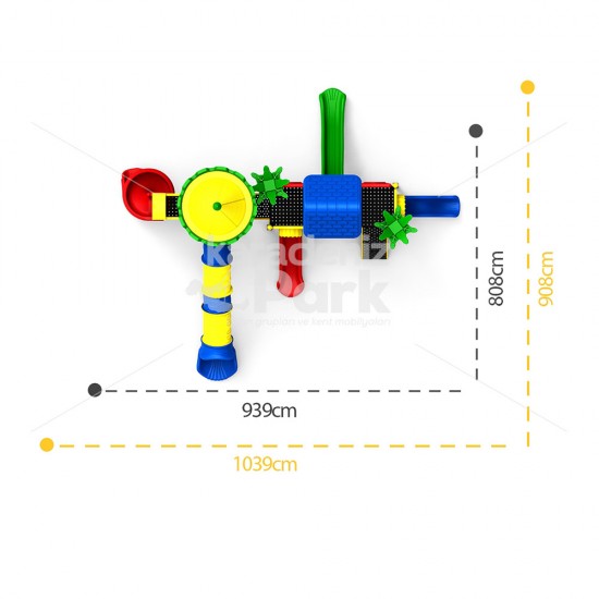 KUP 04 Kule Serisi Metal Oyun Parkı