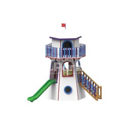 TAP 01 Deniz Feneri Temalı Ahşap Seri Oyun Parkı