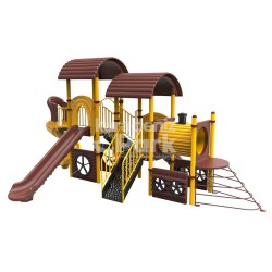 TSP 02 Tren Temalı Metal Seri Oyun Parkı