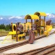 TSP 03 Tren Temalı Metal Seri Oyun Parkı